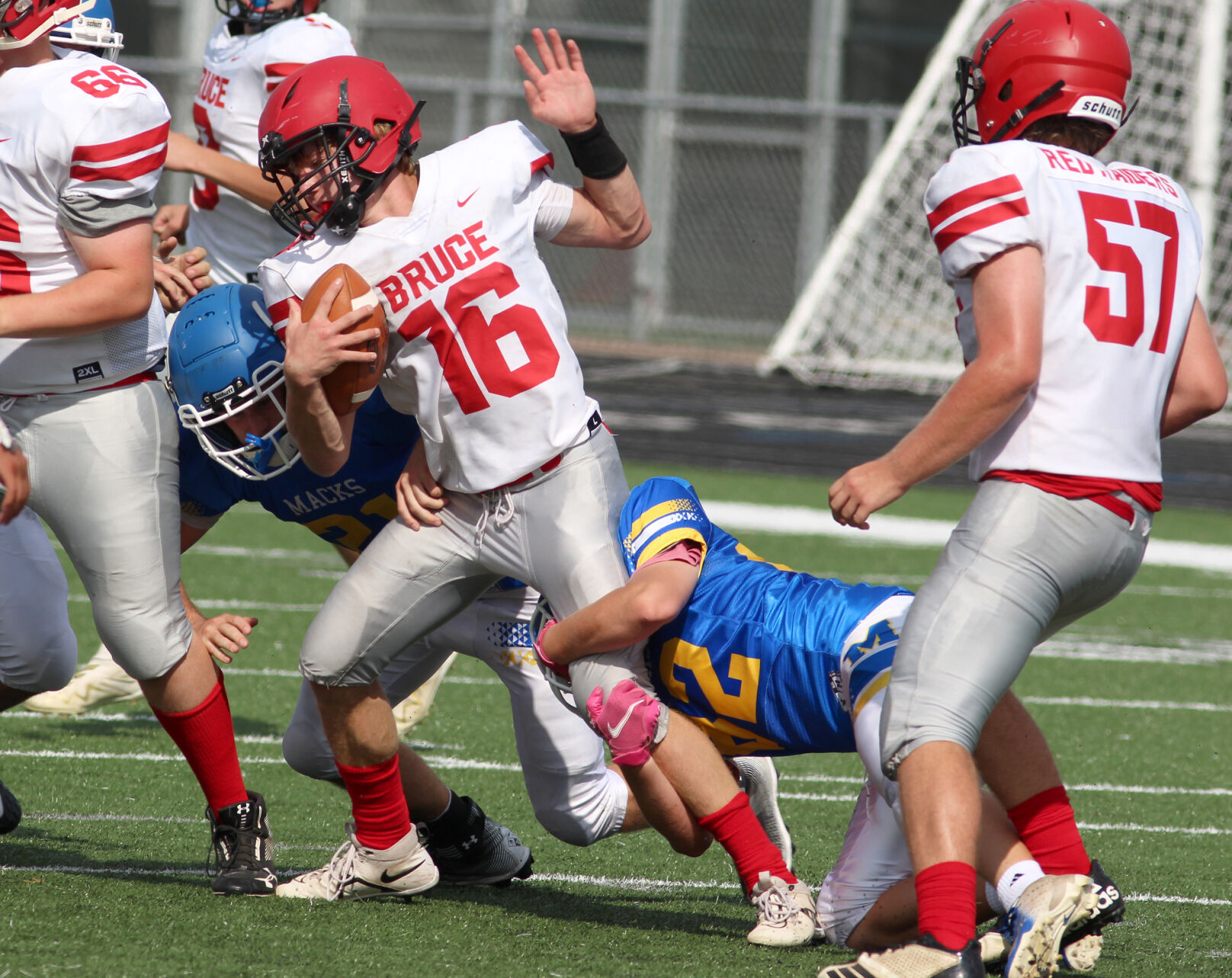 Bruce at McDonell football 9-17-22